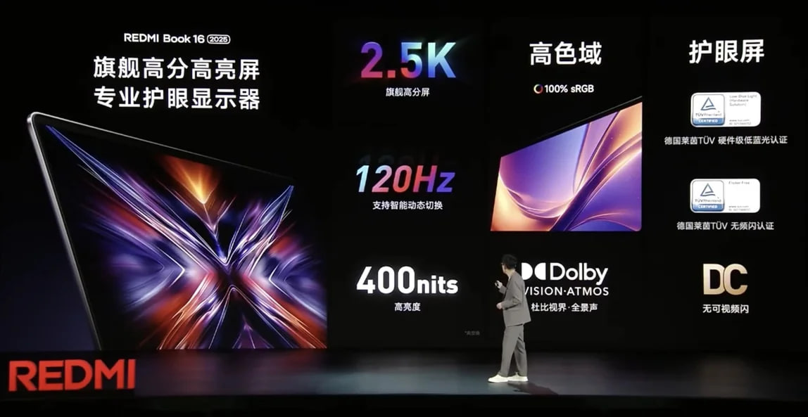 Клавиатура и дизайн Redmi Book 2025