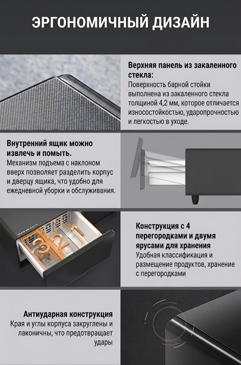Встроенная розетка 220В